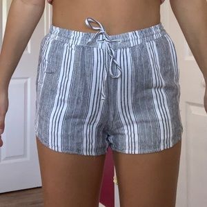 hollister striped soft shorts